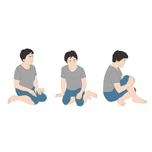 人間工学に基づいた骨盤ざぶとん