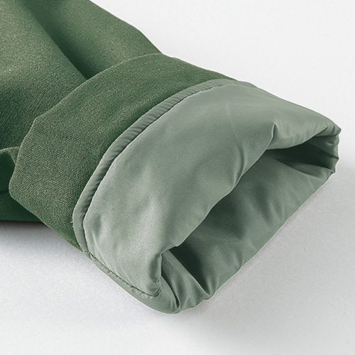 裏フリース･中わた入り暖かスタンドネックジャケット