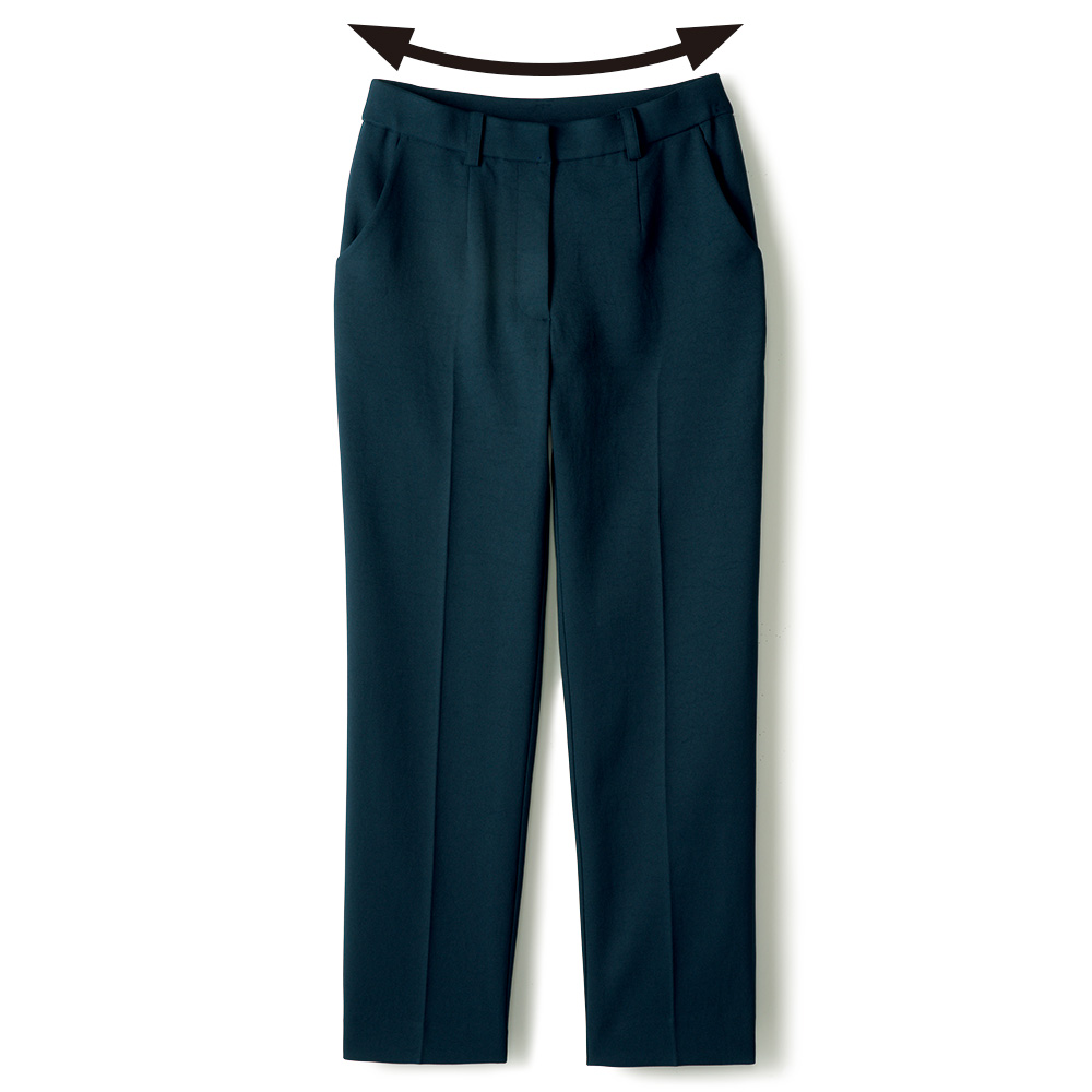 カーブゴムインベルテーパードパンツ