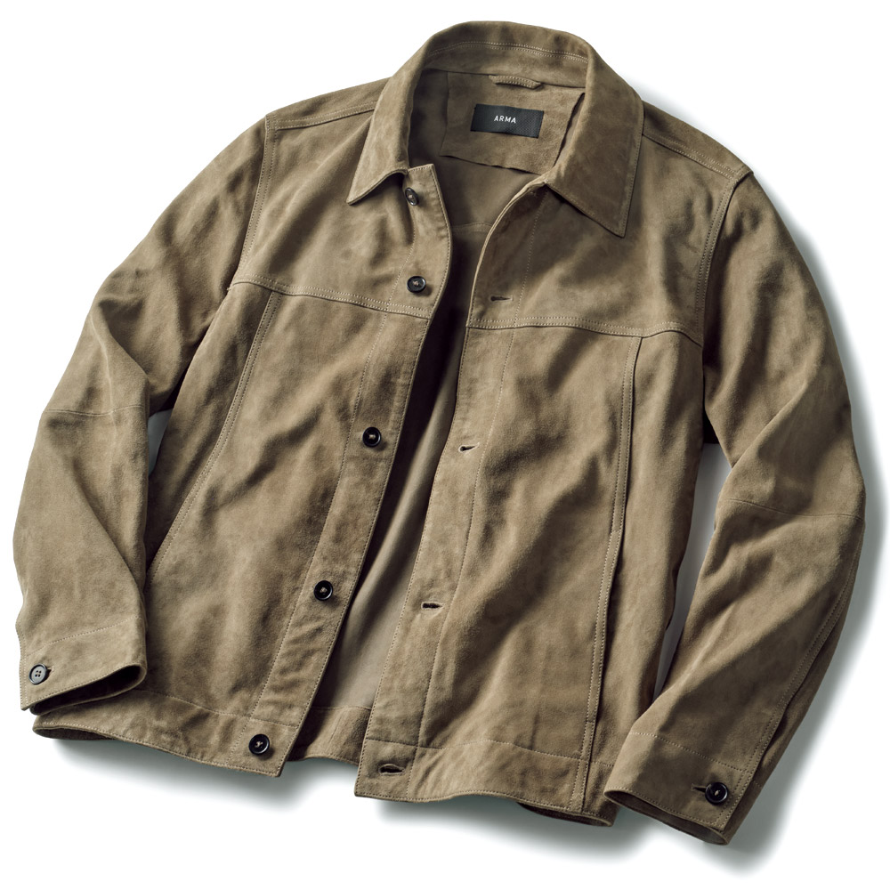 ゴートスウェードブルゾン／JADEN