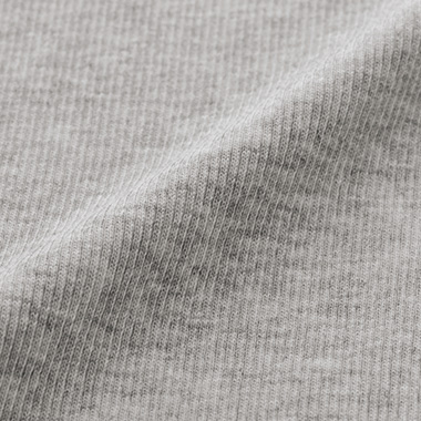 コットンストレッチ五分袖プルオーバー