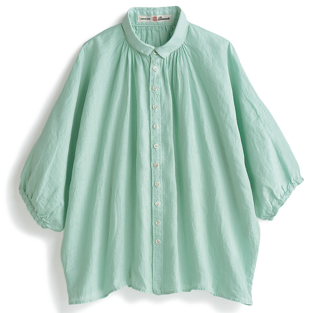 ゆったりリネンブラウス