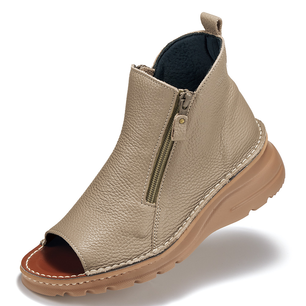 レザーサマーブーツ