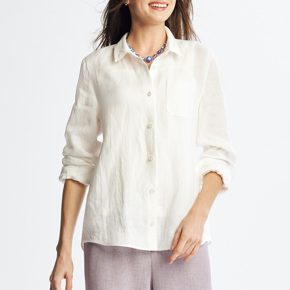 フレンチリネンブラウス