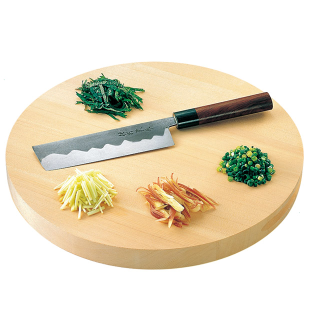 木曽檜丸型まな板