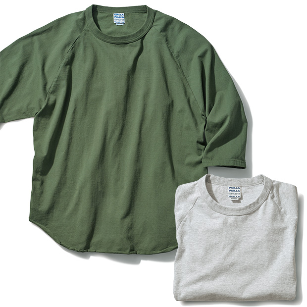 七分袖ベースボールTシャツ／2色セット