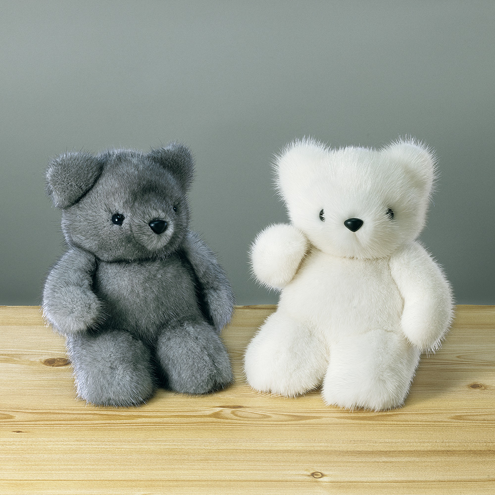 ミンクのぬいぐるみ/クマ