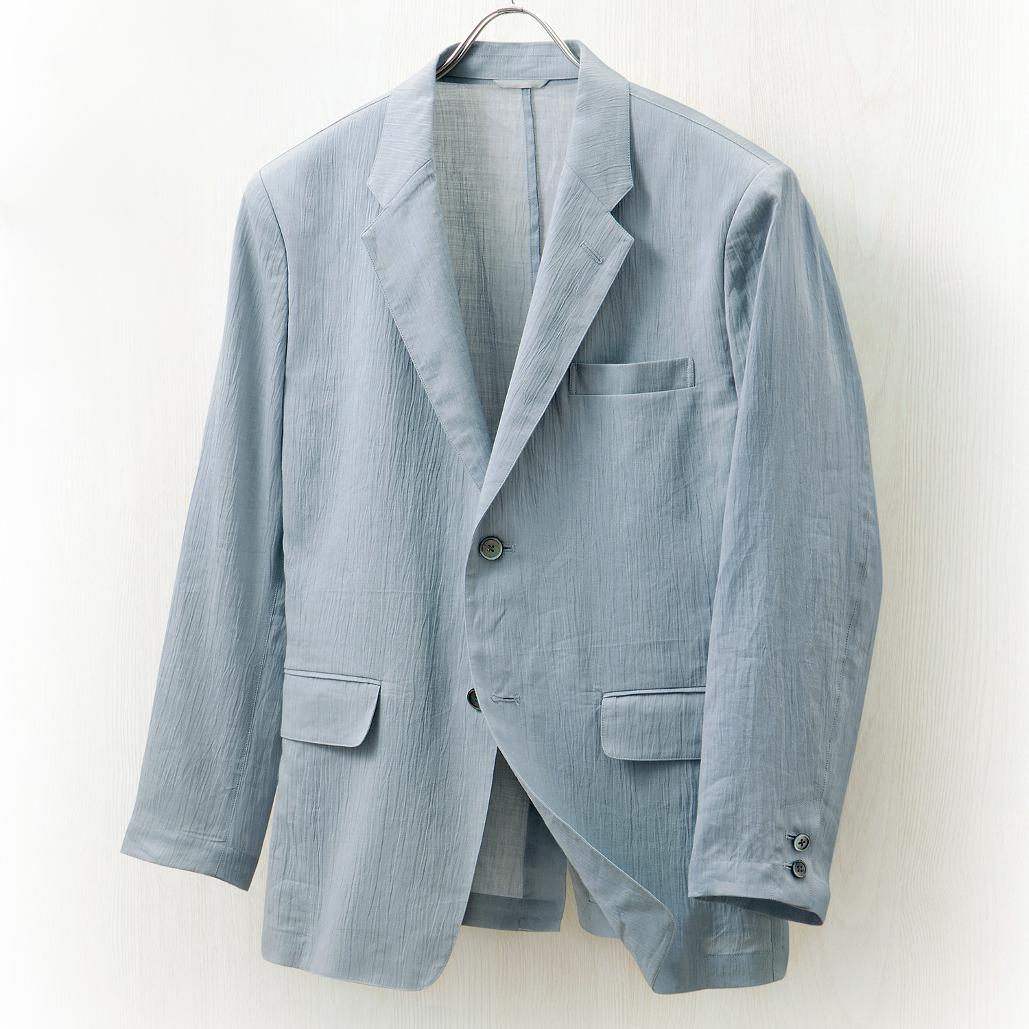 滋賀麻工業 近江ちぢみの洗える麻ジャケット ライトアップオンラインストア