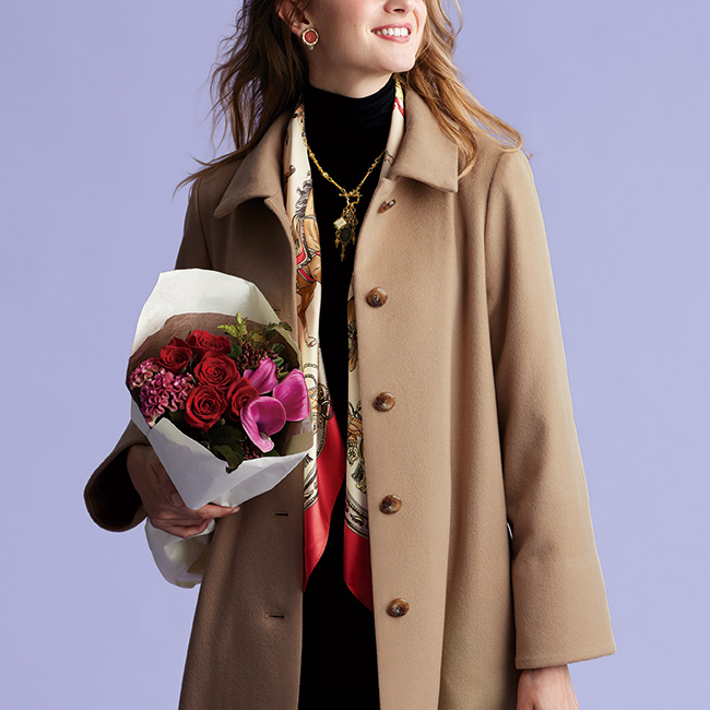 シルクプリントスカーフ／ギャロップ