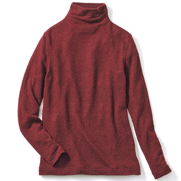 ウール混レーシージャカードプルオーバー