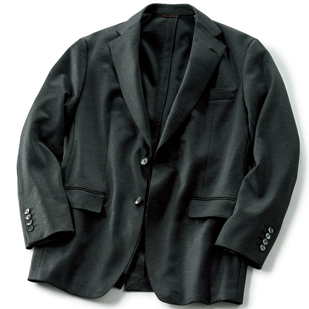 スーパー130&rsquo;Sウール混ジャージージャケット