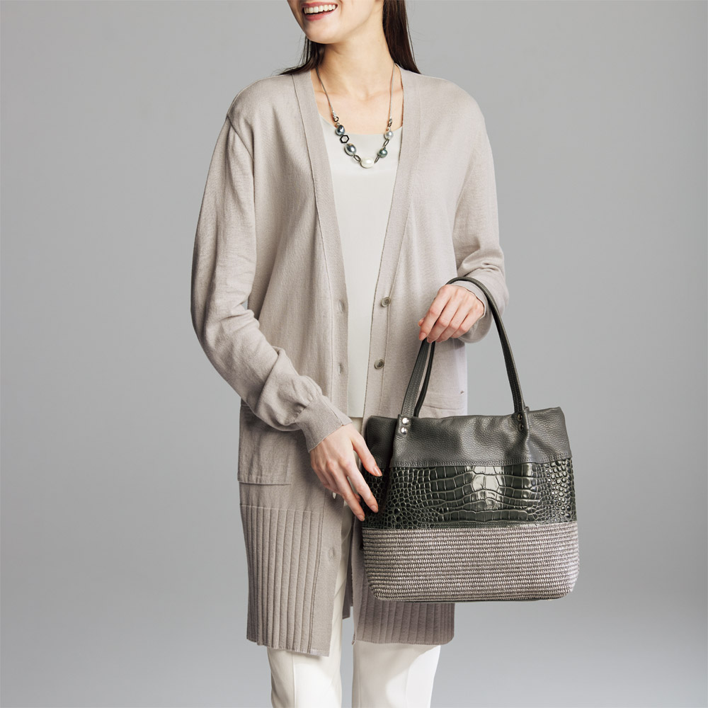 コットンリネン･ロングカーディガン