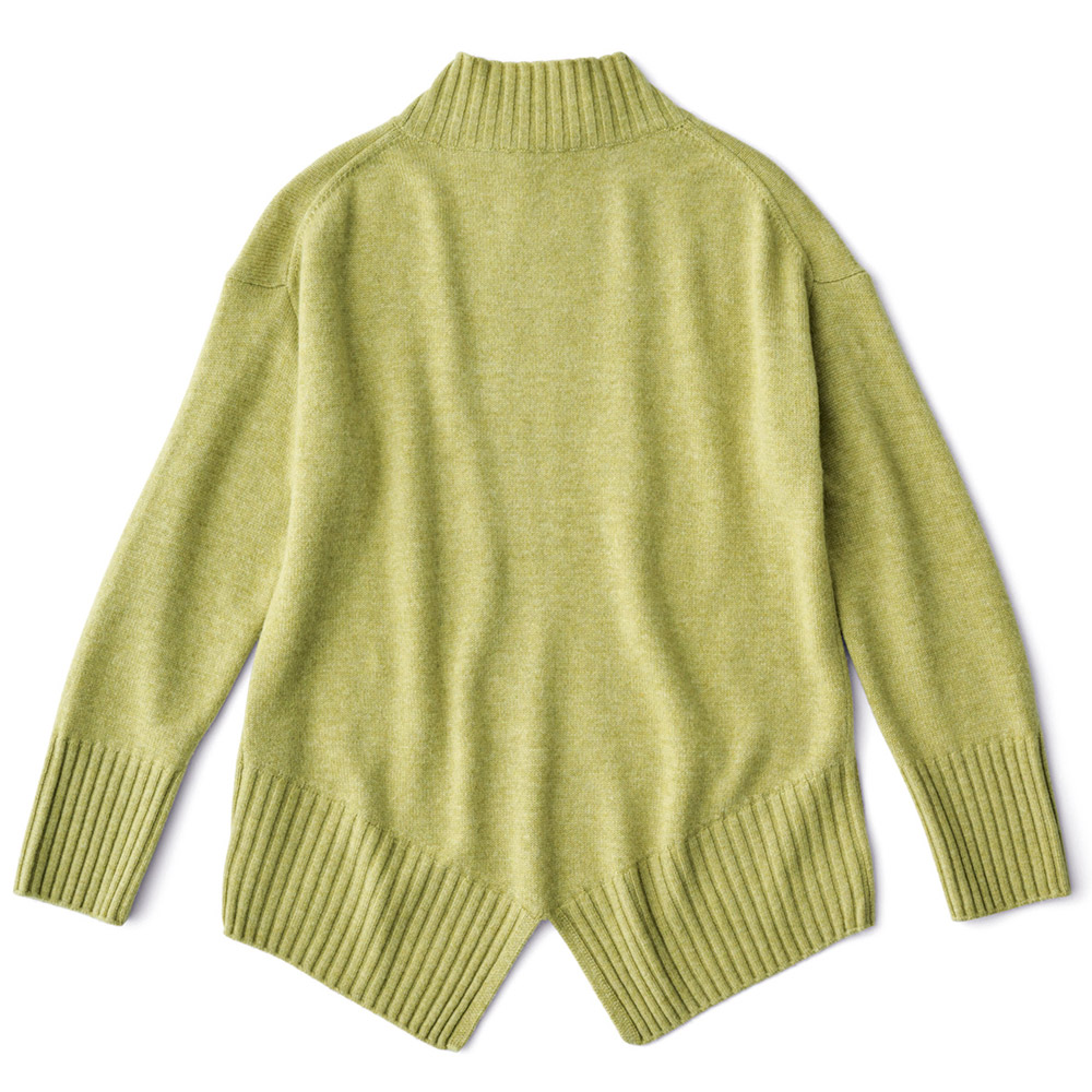 洗えるウールカシミヤ･ハイネックプルオーバー