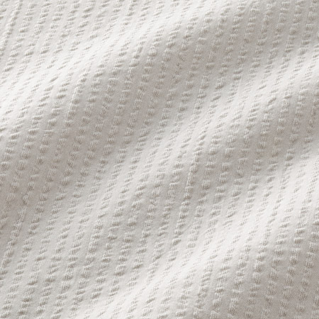 シアサッカー七分袖プルオーバーシャツ