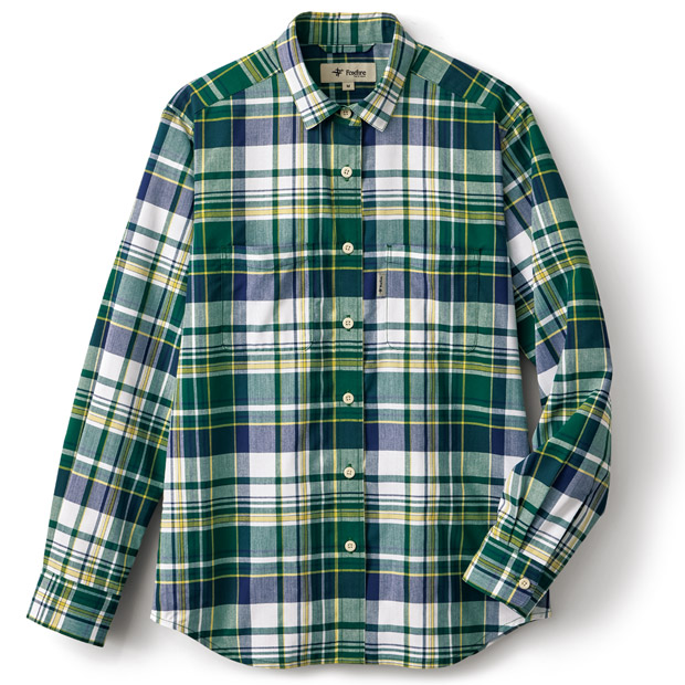 コカゲシールドフレッシュチェックシャツ