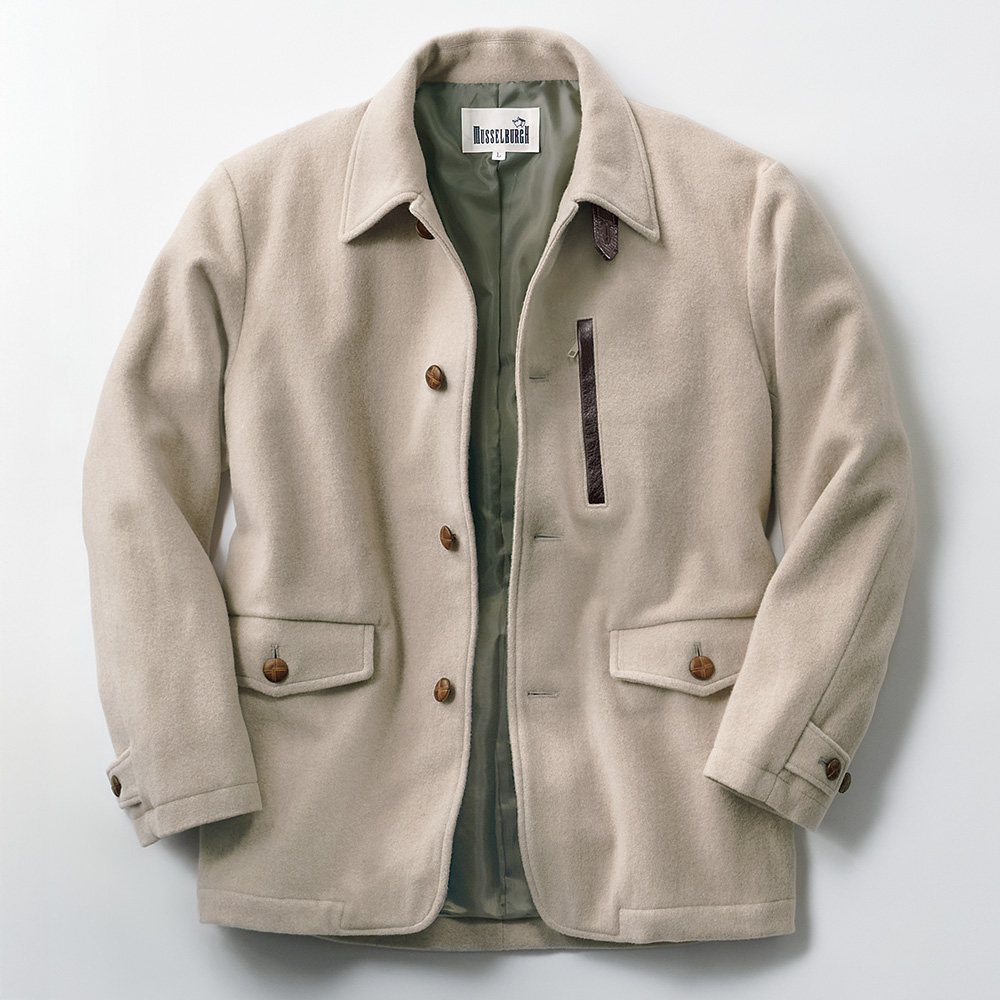 ピュアウールモッサ・ハーフコート