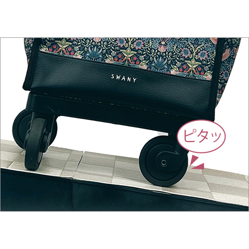 ストッパー付きキャリーバッグM／いちご泥棒