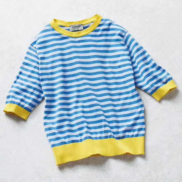 スカラップボーダープルオーバー