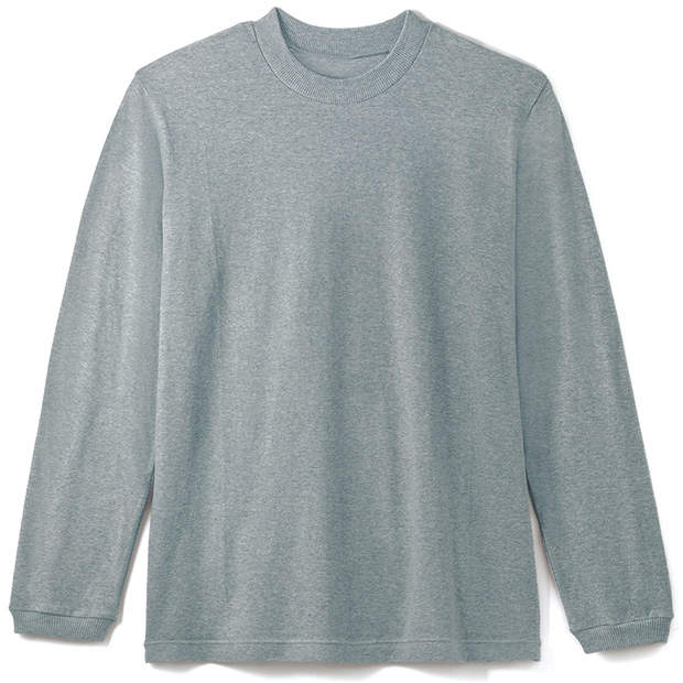 ほっと綿混のパンフリースウェットシャツ／男女兼用