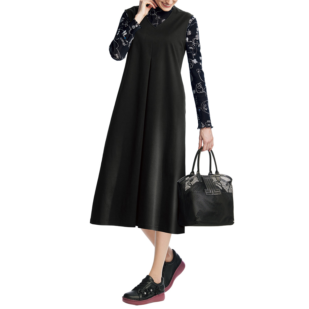 コットンジャージージャンパースカート