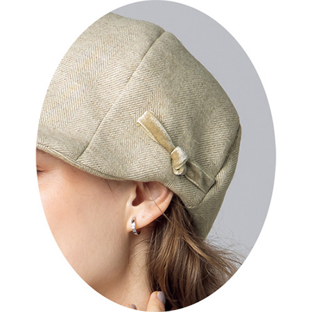 コットンウール混キャスケット