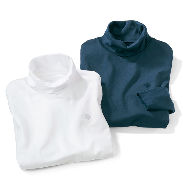 スビンコットン･タートルネック