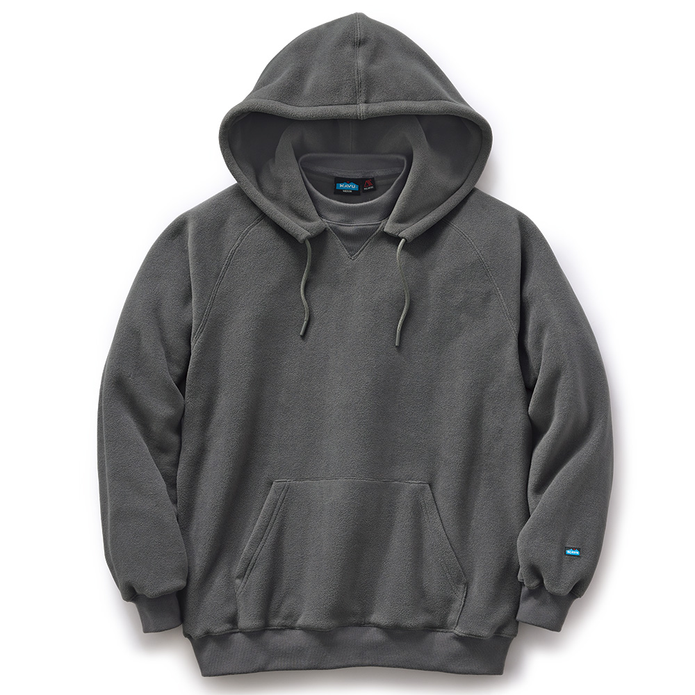 後付けフードのポーラテックパーカ