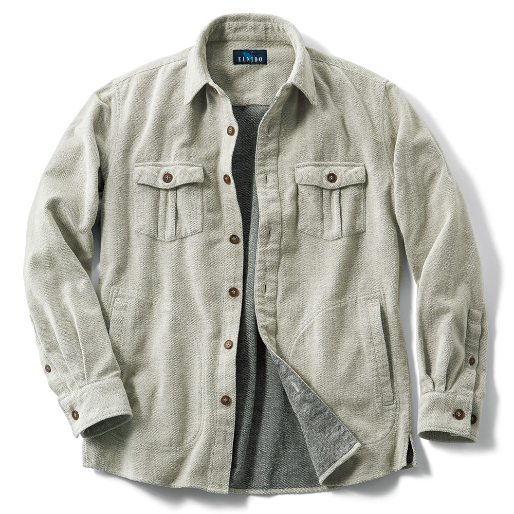 コットンモールヤーン・シャツジャケット