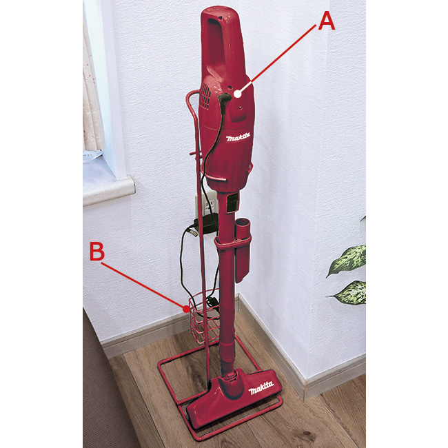 充電式 小型･軽量クリーナ／専用スタンド付き