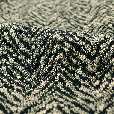 ウール混ジャカードジャージーオーバージャケット