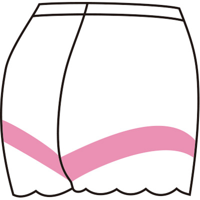 優しくととのえる･レーシィパンツ（2枚組）