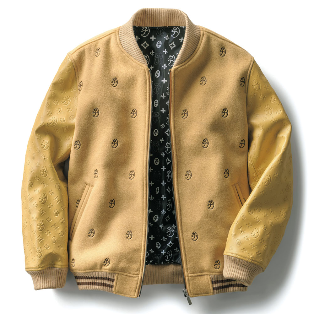 カウレザースリーブ･スタジアムジャンパー