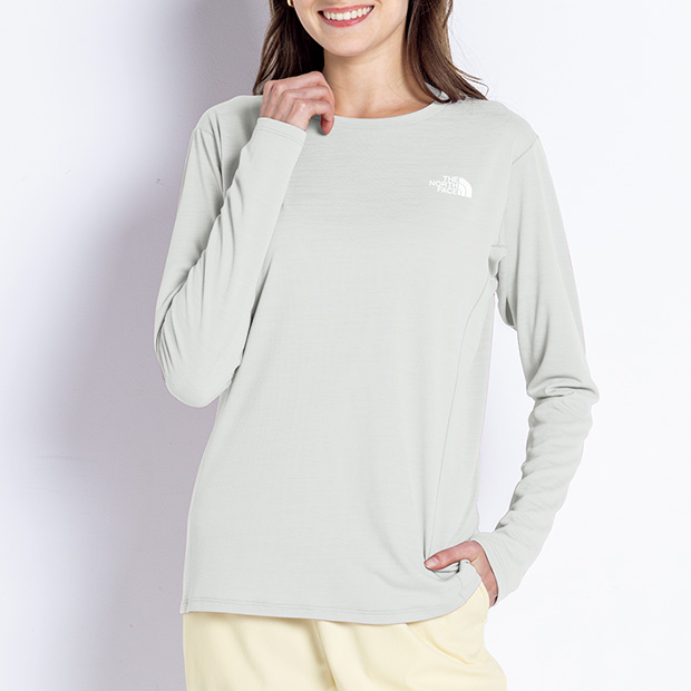 ロングスリーブフラッシュドライ3Dクルー