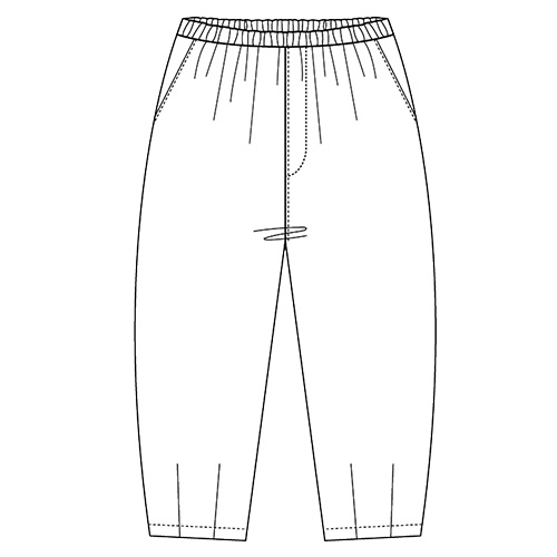 コットンリネンデニムパンツ