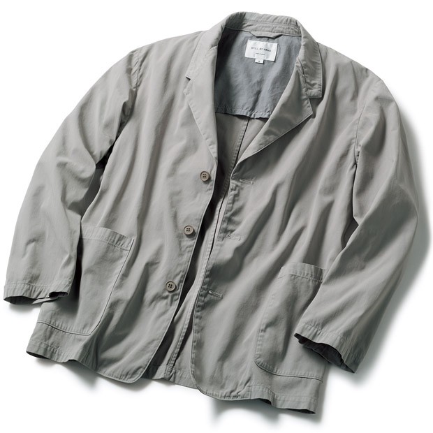 強撚コットンツイル･製品染めジャケット