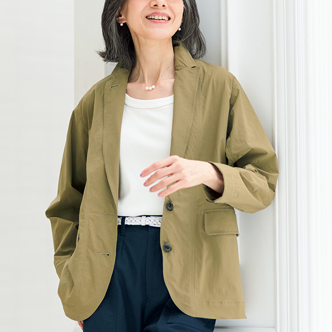 無調色･バロックパールイヤリング／当社限定