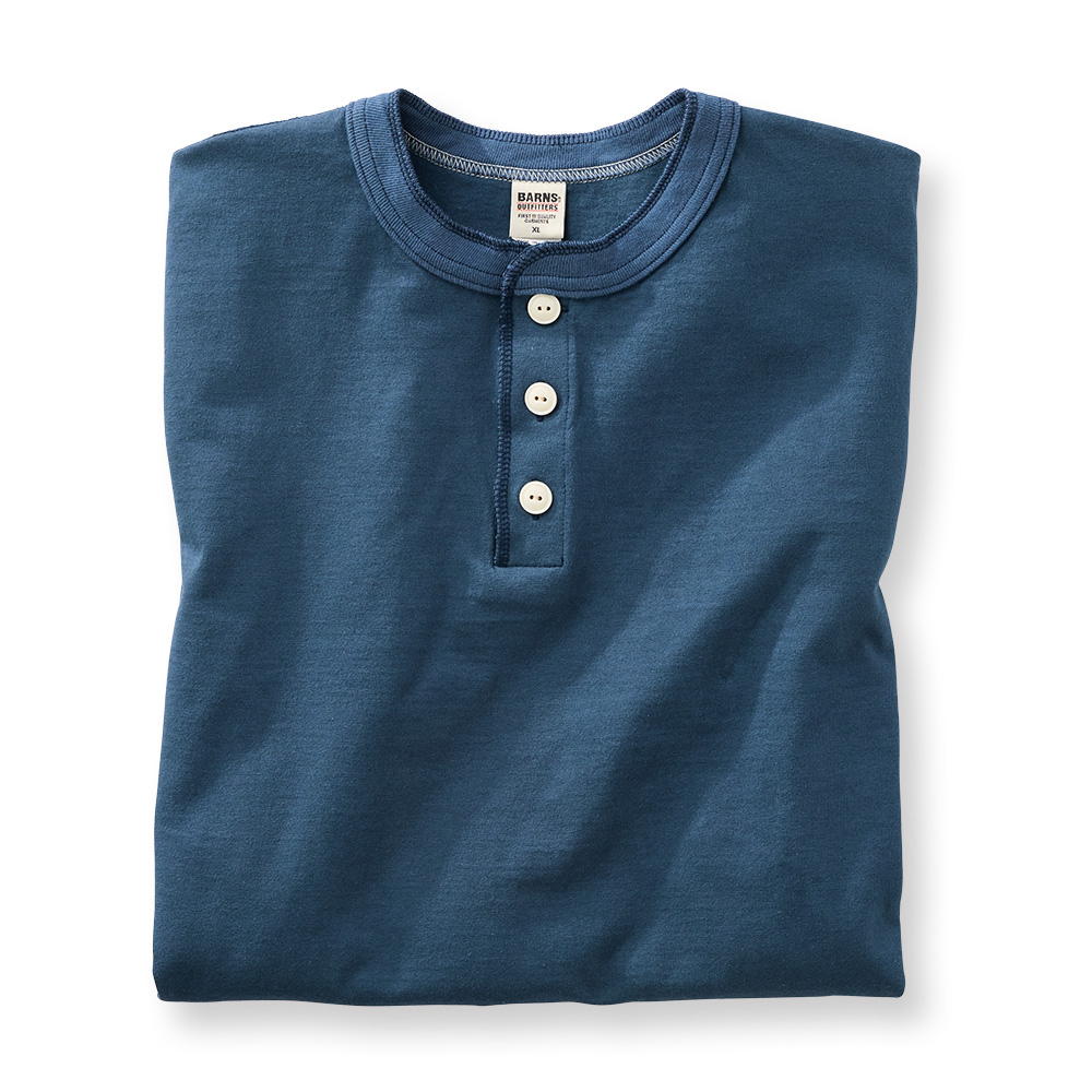 ヘンリーネック半袖Tシャツ