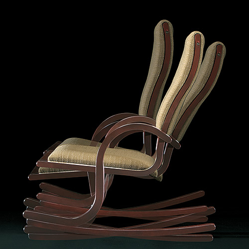 楽座椅子/コンパクト・ロッキングチェア