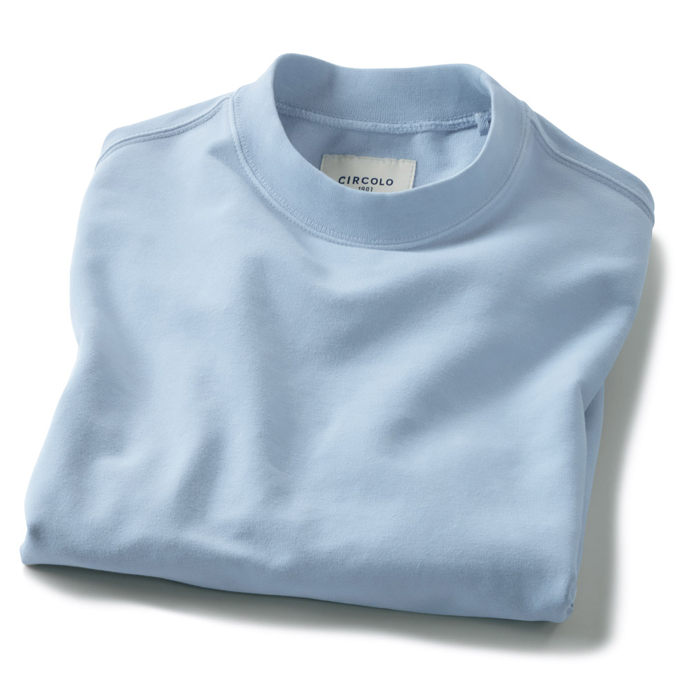 コットン混スウェットシャツ