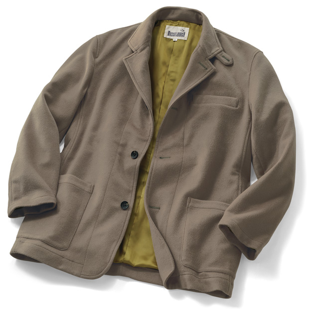 ウールカシミヤビーバージャケット