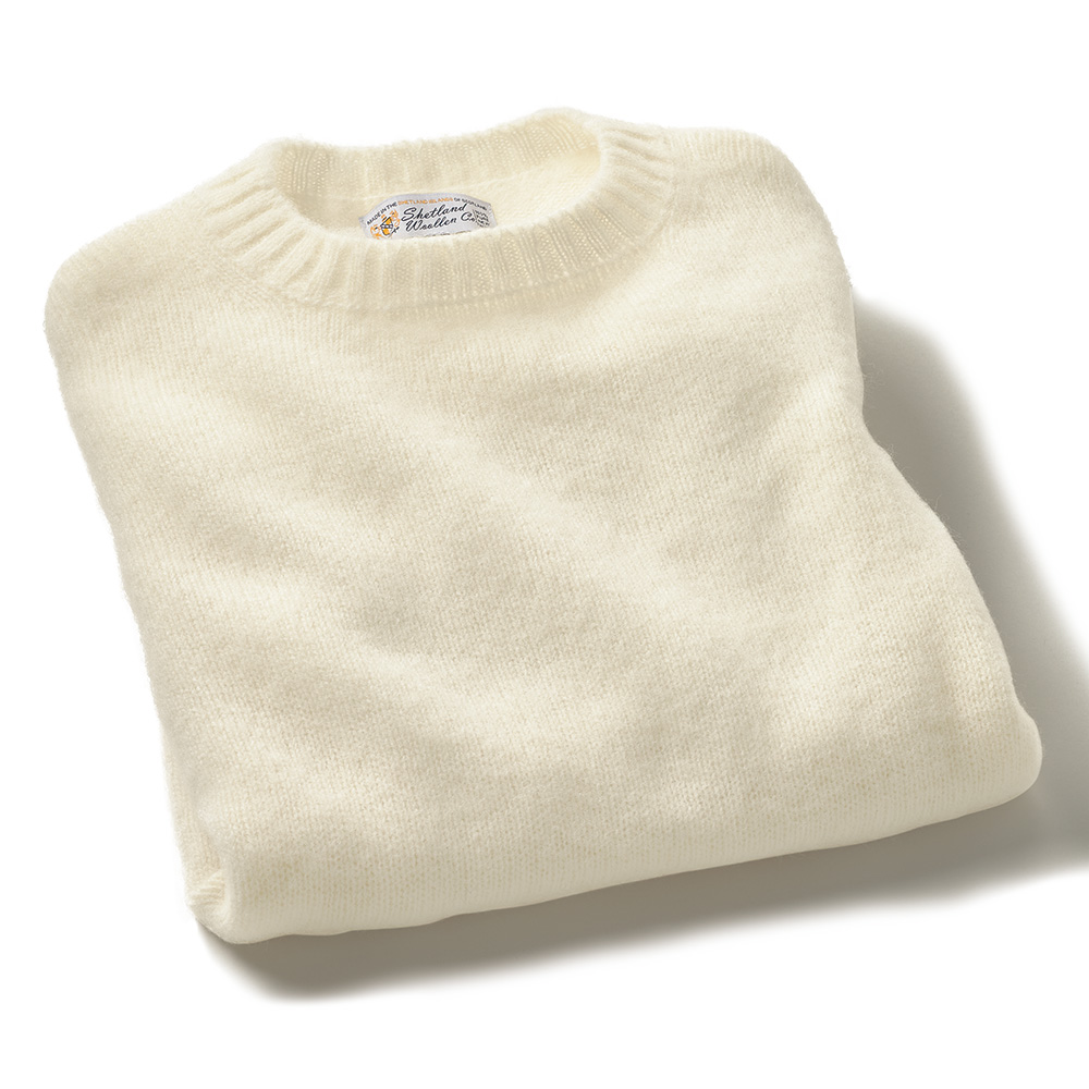 シェットランド･クルーネックセーター／シャギードッグ