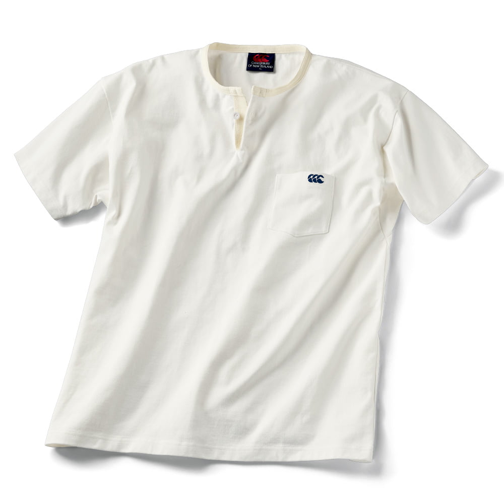 ラガーループ･ヘンリーネックTシャツ