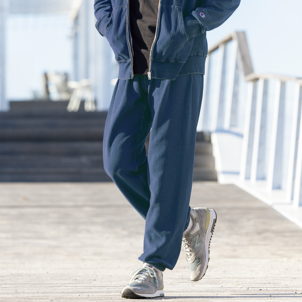 リバースウィーブ･インディゴスウェットパンツ
