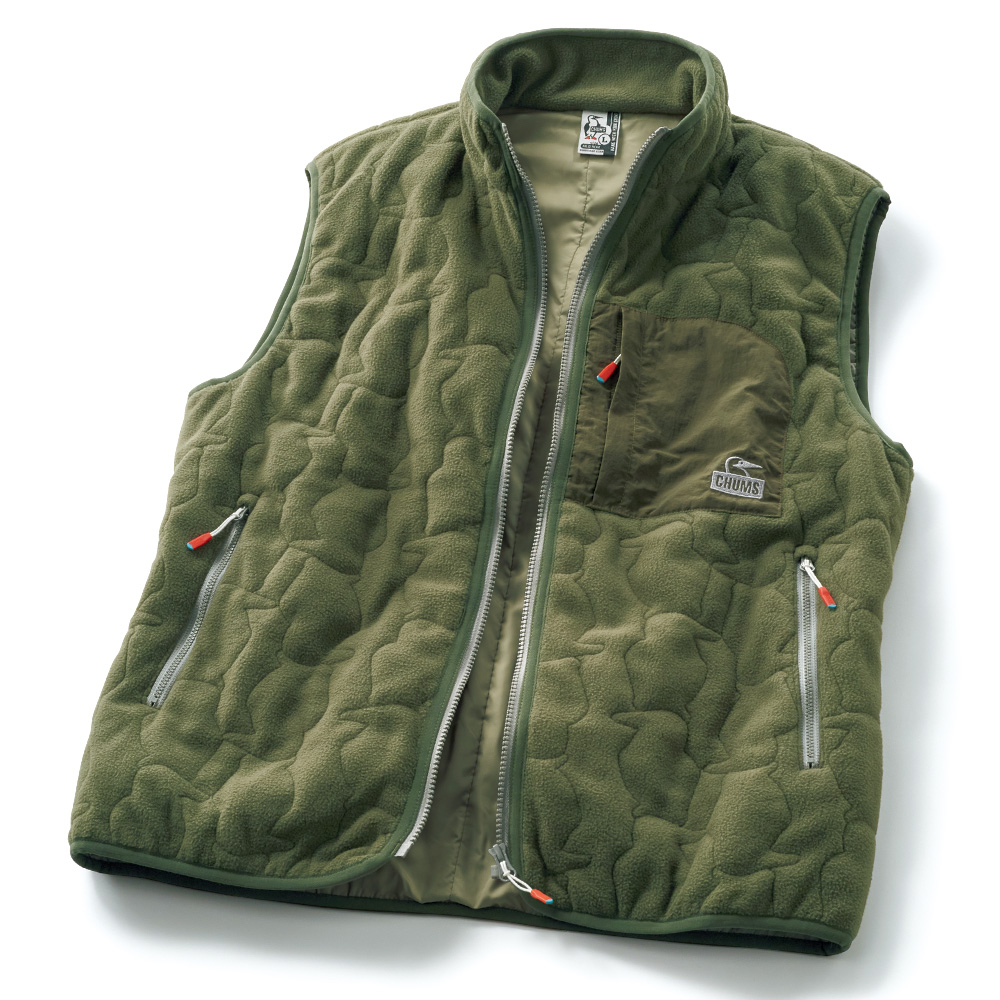 ブービーステッチ・フリースベスト