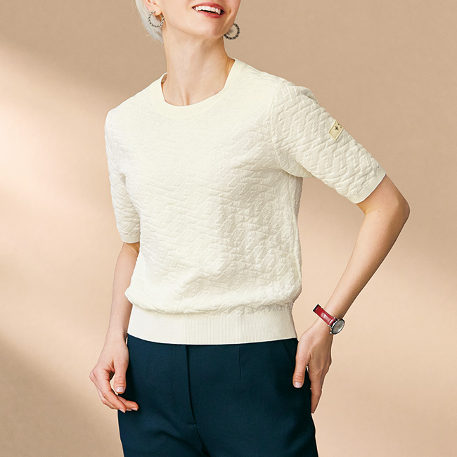 コットンシルクプルオーバー／MESTRA