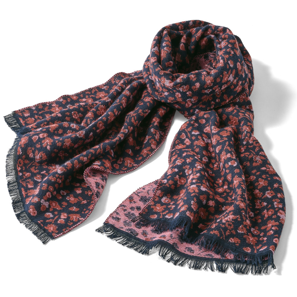 コットンジャカード大判ストール