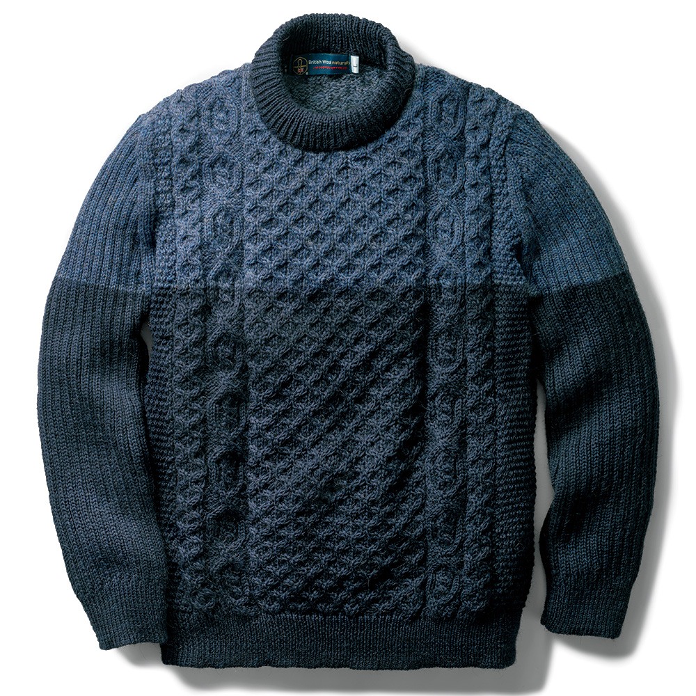 ブリティッシュウール･バイカラーセーター