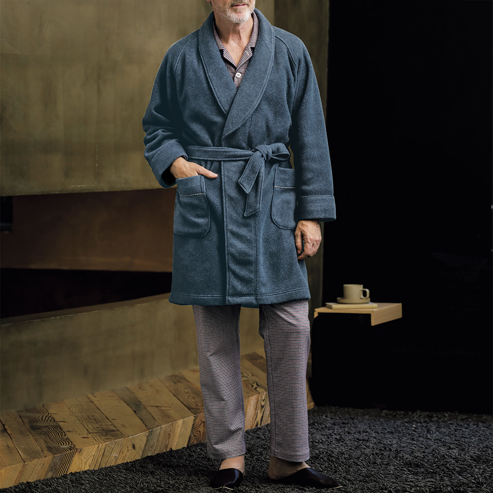 AQUASCUTUM アクアスキュータム メンズパジャマ M 長袖・長ズボン 