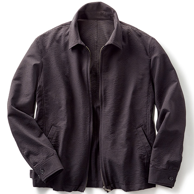 エバレット･ギンガムサッカーブルゾン