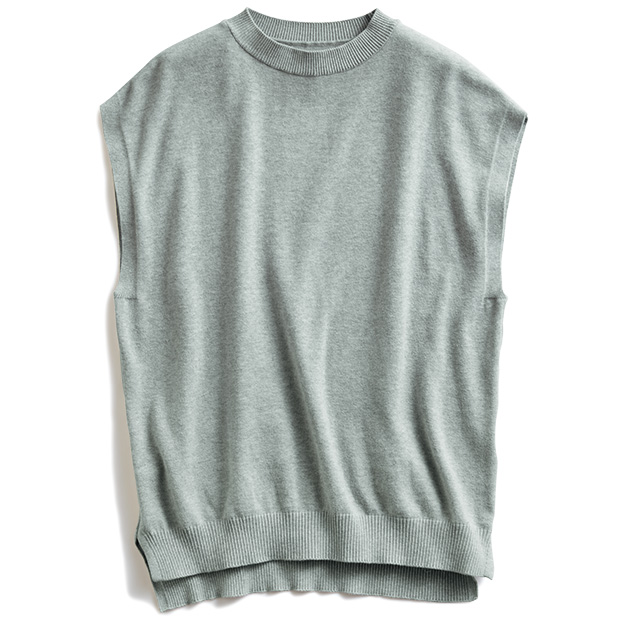 オーバーサイズコットンベスト